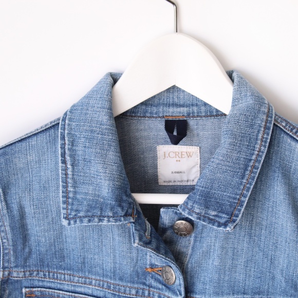J.Crew Factory Classic Denim Jacket - Size XS - Picture 4 of 11